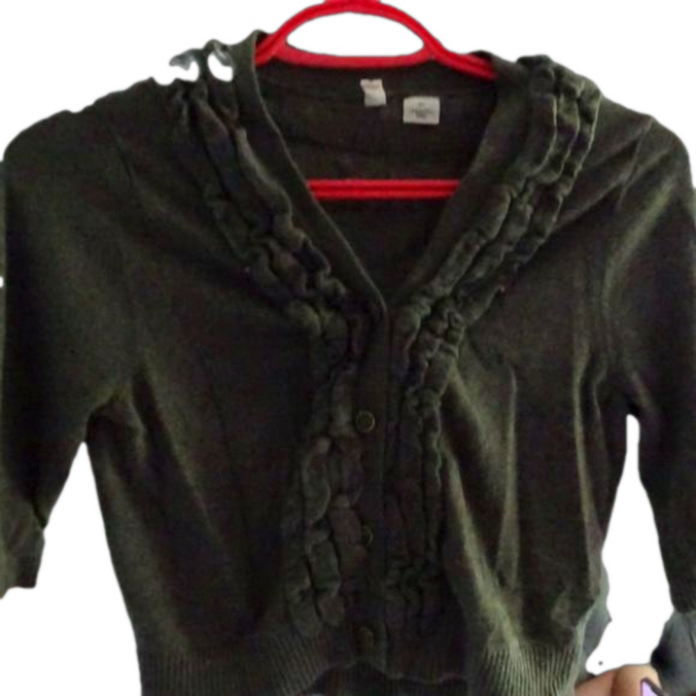 ANTHROPOLOGIE  MOTH CARDIGAN SWEATER